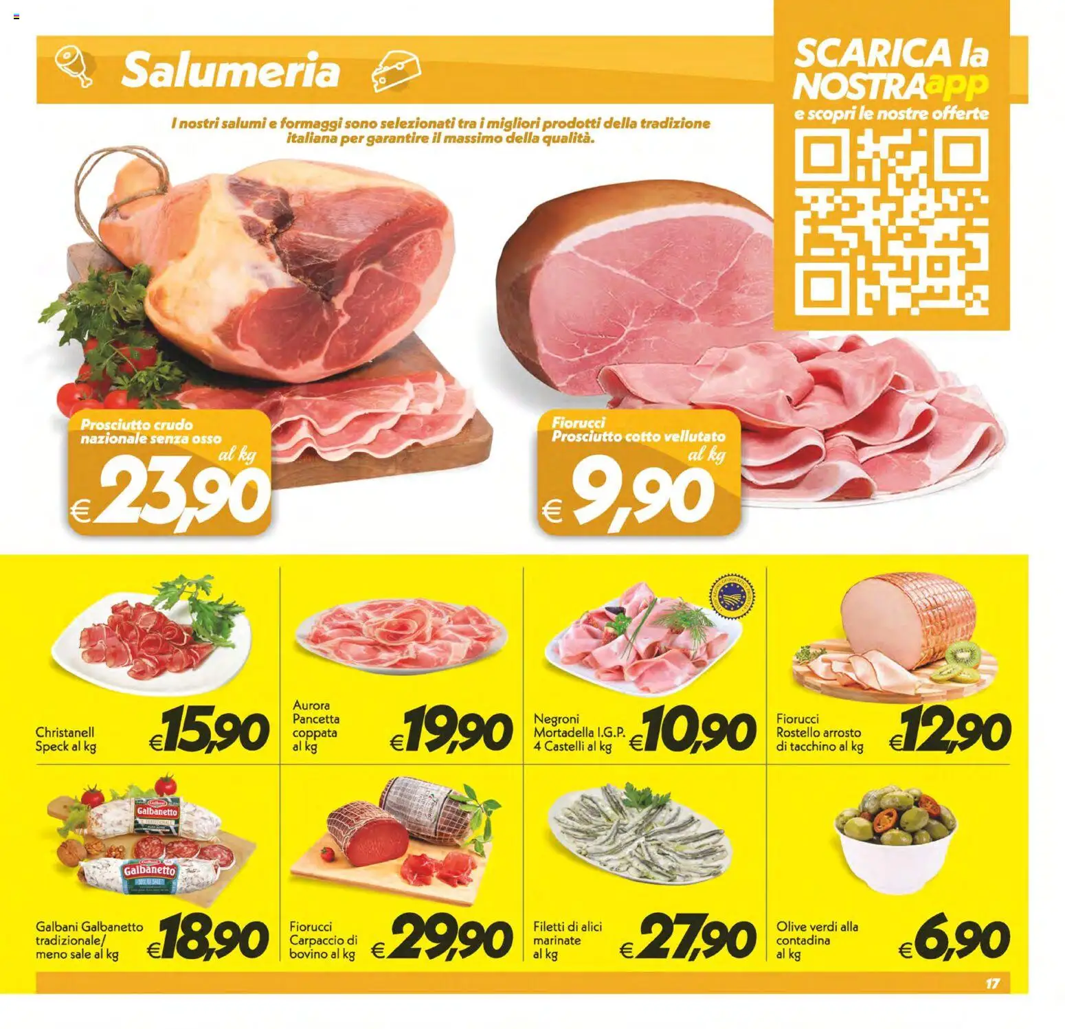 Volantino SuperConveniente del 02/10/2026 | Pagina: 17 | Prodotti: Arrosto, Tacchino, Olive, Alici