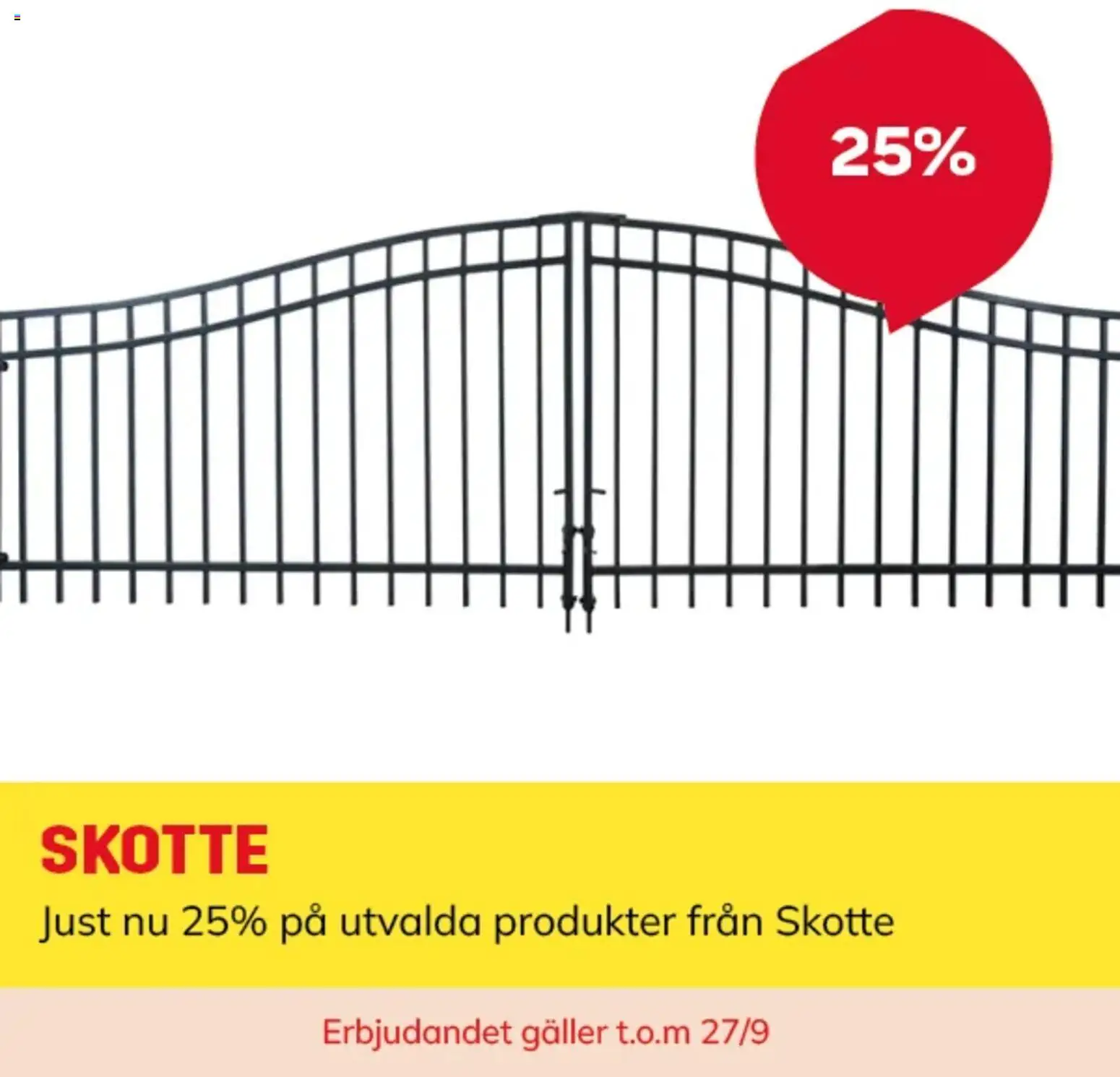 ByggMax reklamblad aktuell från 01/09/2026 | Sida: 12 | Produkter: Galler