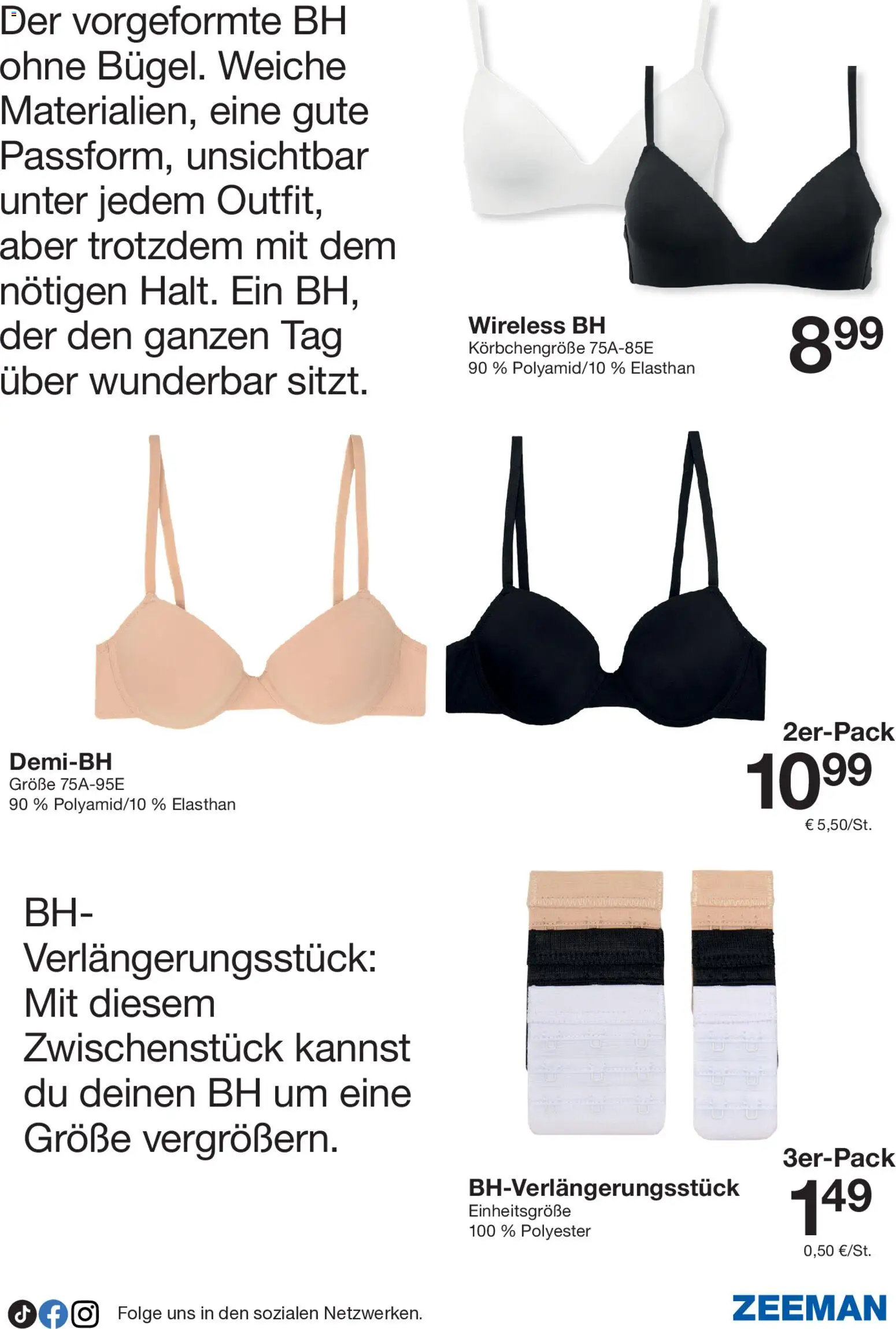 Zeeman Prospekt – gültig ab 22.08.2026 | Seite: 22 | Produkte: BH
