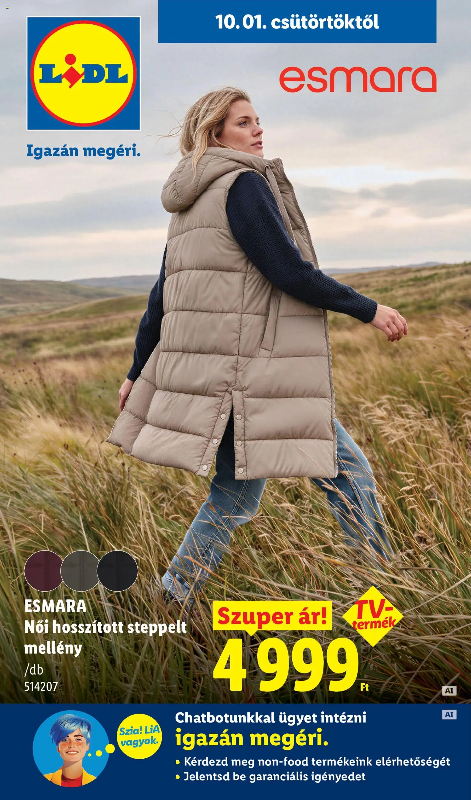 Lidl akciós ujság - amely érvényes a következő dátumtól: 2026.10.01. | Oldal: 1