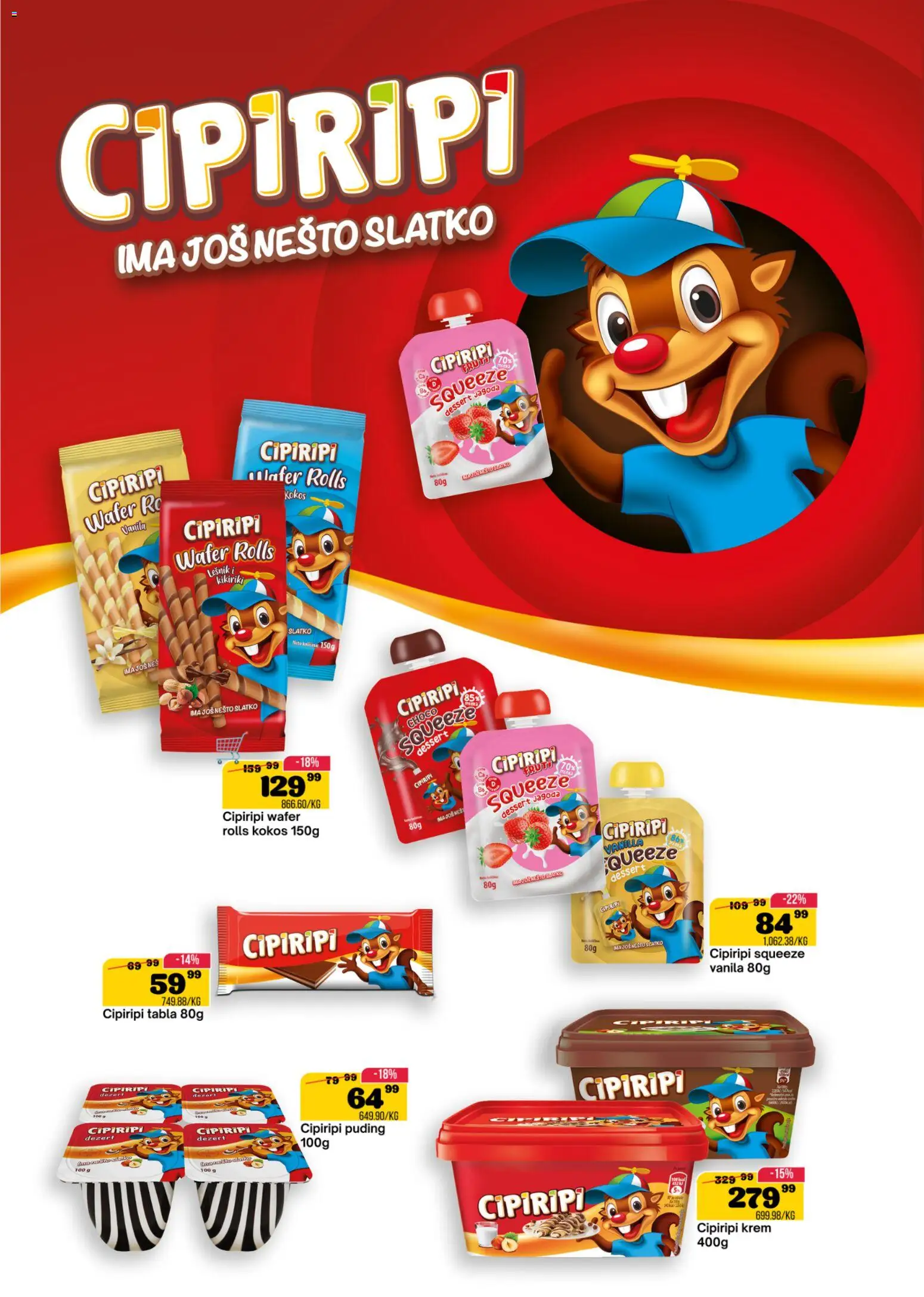 Senta Promet katalog - važi od 26.08.2026 | Strana: 3 | Proizvode: Puding, Sto, Jagoda, Vanila
