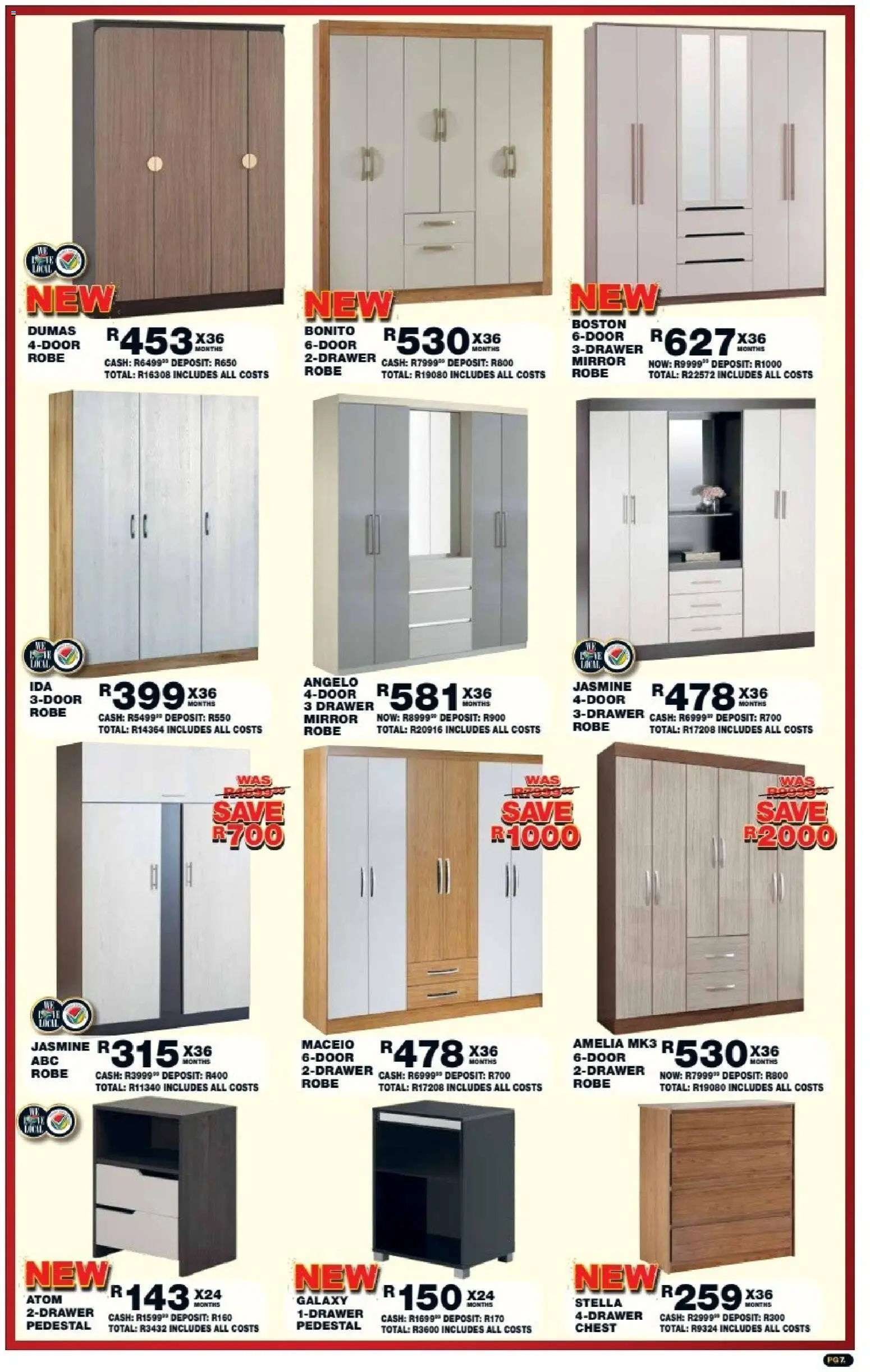 New Lewis Stores catalogue – valid from 05/10/2026 | Page: 7 | Products: Pedestal, Mirror