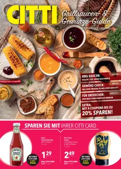 CITTI Markt Grillsaucen- und Gewürz-Guide ab 13.05.2026 gültig