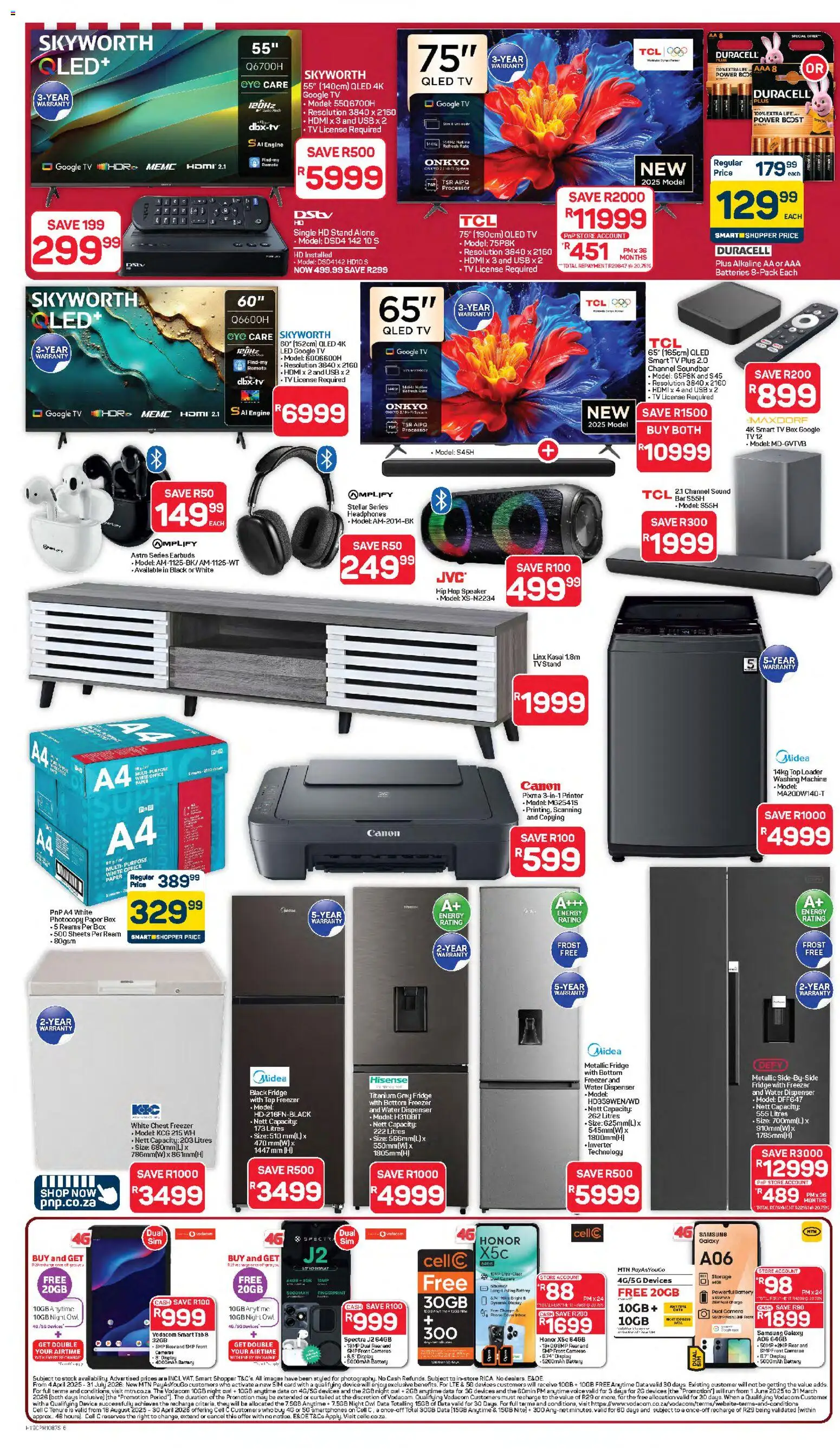 New Pick n Pay catalogue – valid from 25.05.2026 | Page: 6 | Products: Earbuds, Box, Fridge, Water