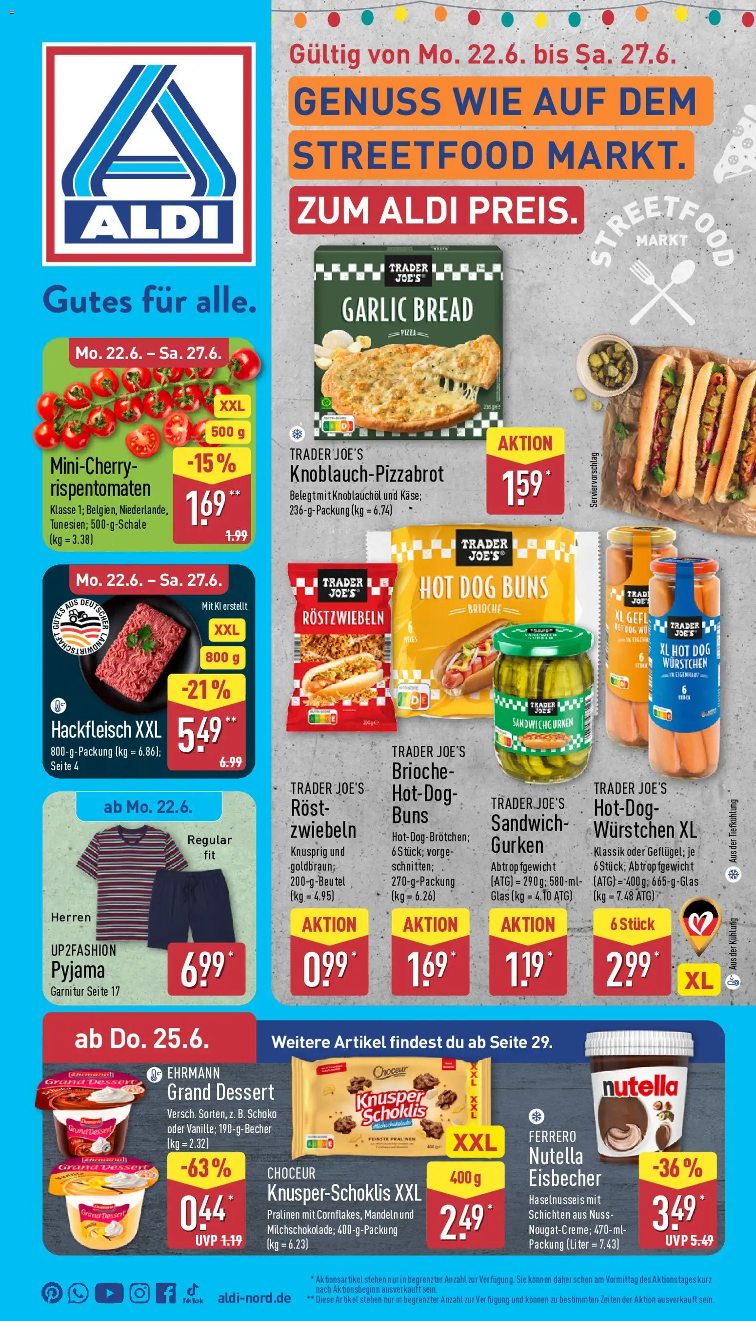 Aldi Prospekt | 22.06.2026 | Wie erhält man einen begrenzten Rabatt? | Deutschland