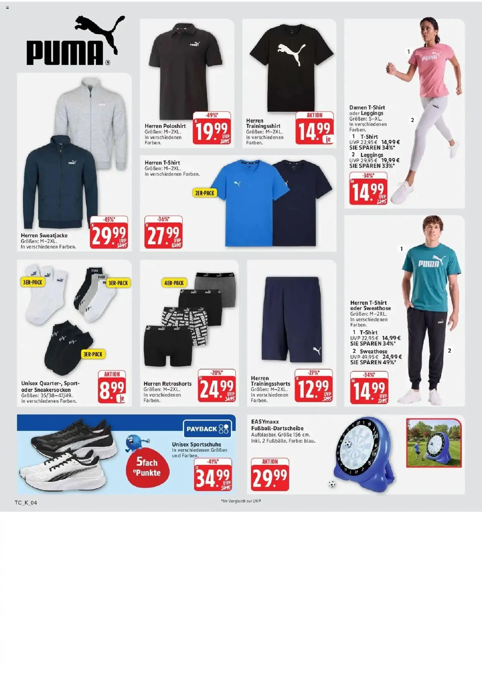 Marktkauf Prospekt Wörth Am Rhein (ab 31.08.2026) » Angebote online | Seite: 72 | Produkte: Sweathose, Sweatjacke, Poloshirt, Leggings