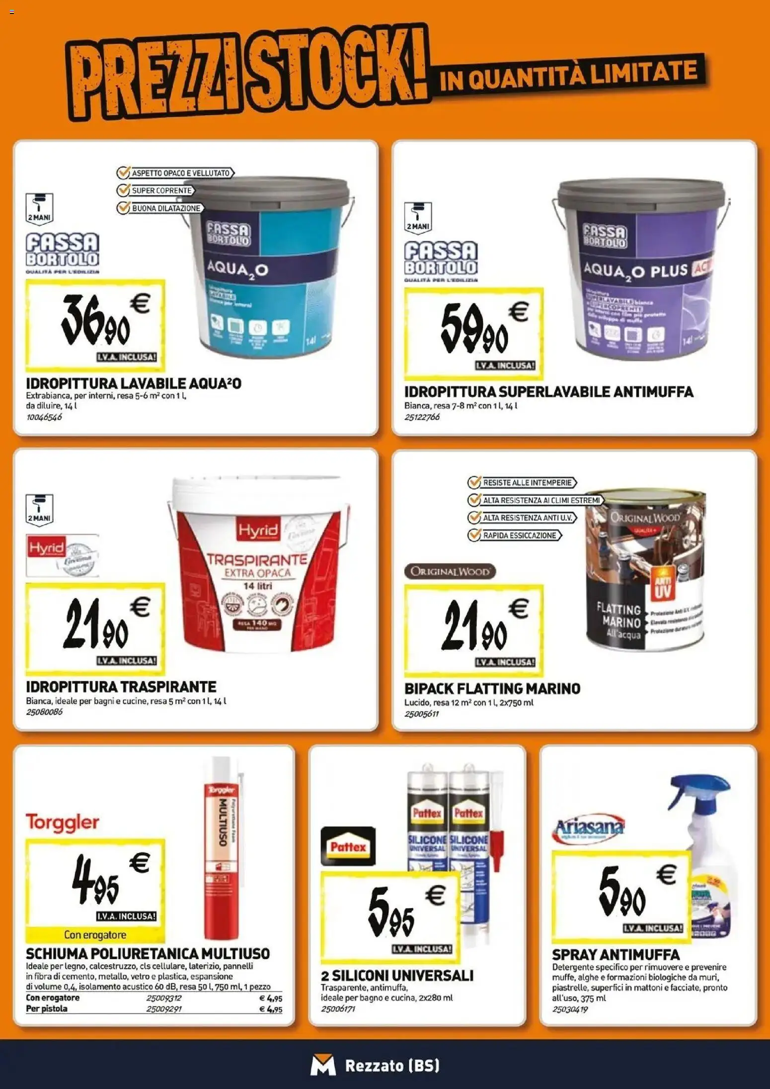Nuovo TECNOMAT catalogo Rezzato dal 29/10/2026 > offerte anteprima 🛍️ | Pagina: 14 | Prodotti: Schiuma, Detergente, Silicone, Bagno