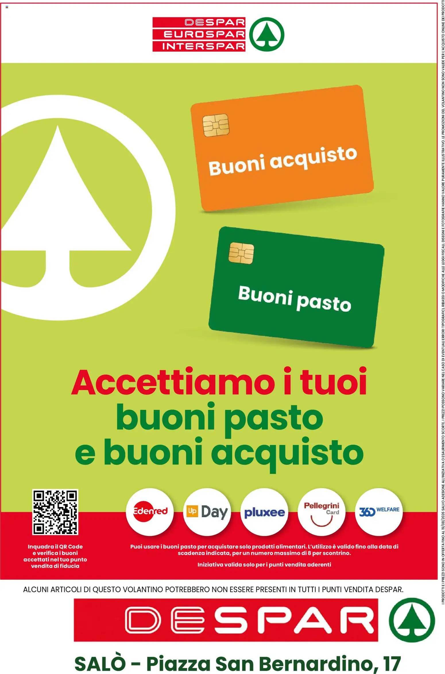 Volantino Despar del 06/08/2026 | Pagina: 16 | Prodotti: Data