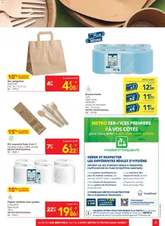 METRO - Prévisualisation de METRO catalogue valide à partir de 18/06/2026 | Page: 5 | Produits: Tablette, Papier toilette, Poignées, Gaufres