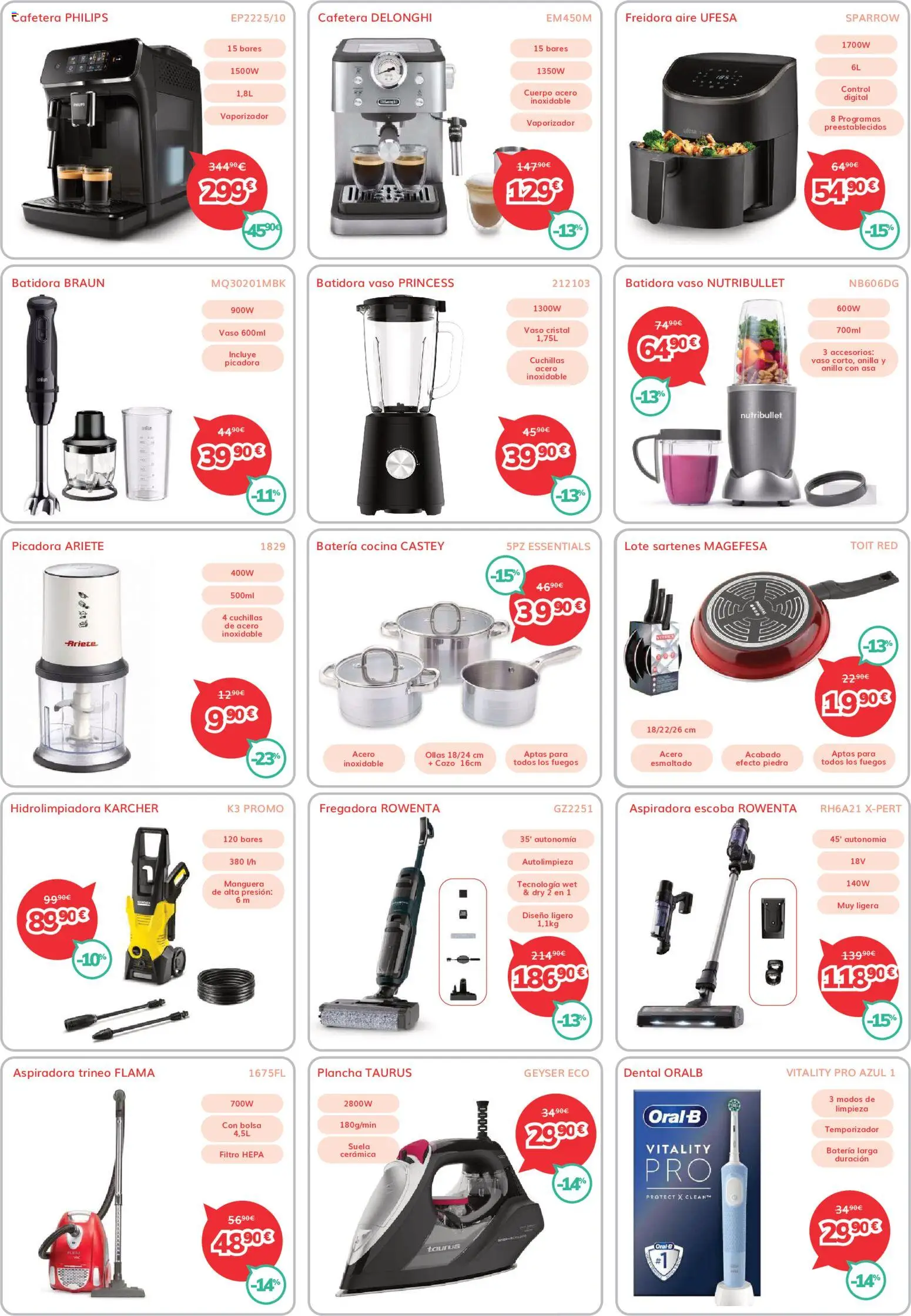 Mi Electro folleto │ válido desde el 01.06.2026 | Página: 8 | Productos: Hidrolimpiadora, Cocina, Aspiradora, Freidora