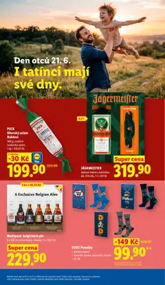 Náhled letáku PICK Uherský salám Rákóczi, 380 g, tradiční maďarský salám od 18.06.2026 | Strana: 25 | Produkty: Jägermeister, Ponožky, Uherský salám, Pick Uherský salám