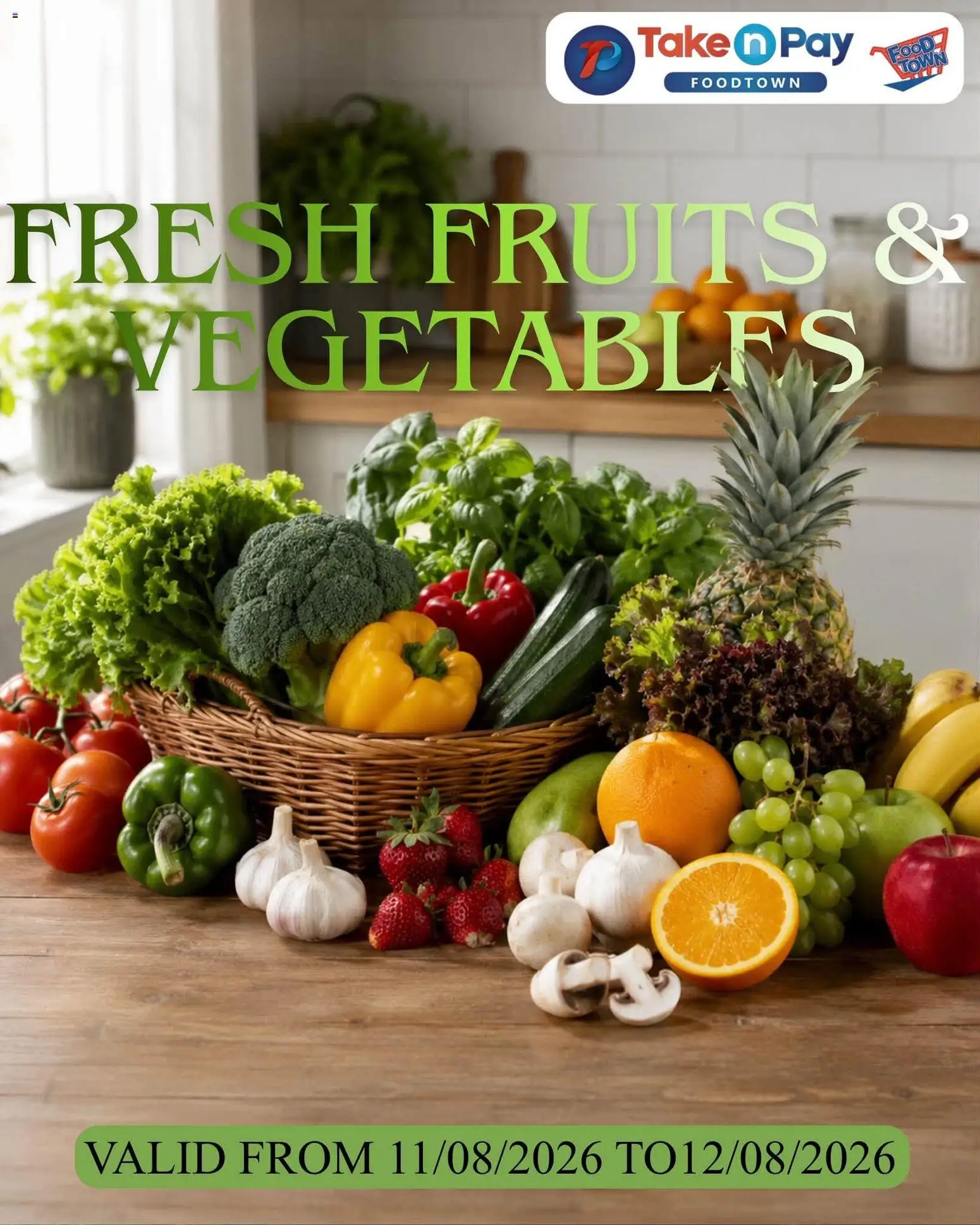 New Take n Pay catalogue – valid from 11/08/2026 | Page: 1 | Products: Vegetables