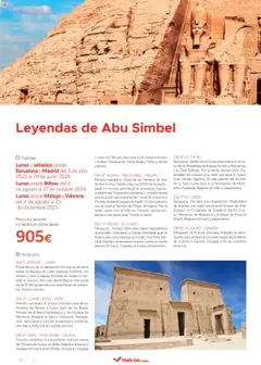 Vista previa Halcón Viajes Egipto válido desde el 01.07.2025 | Página: 30 | Productos: Navegación