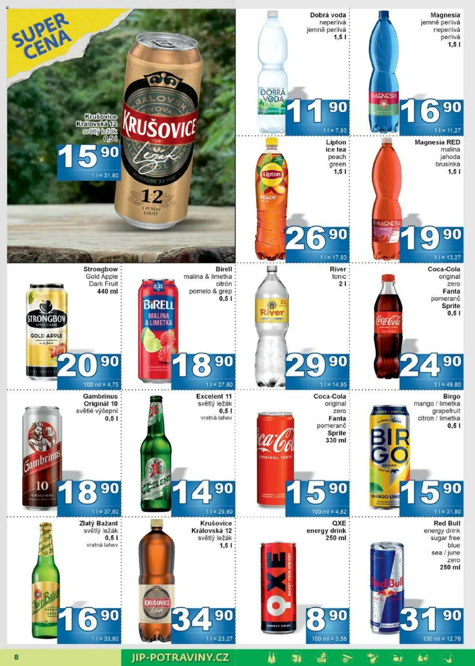 Jip leták od 20.05.2026 | Strana: 8 | Produkty: Mango, Excelent 11, Apple, Krušovice