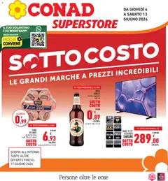 Anteprima del volantino Conad volantino Superstore Piemonte valido a partire dal 04.06.2026
