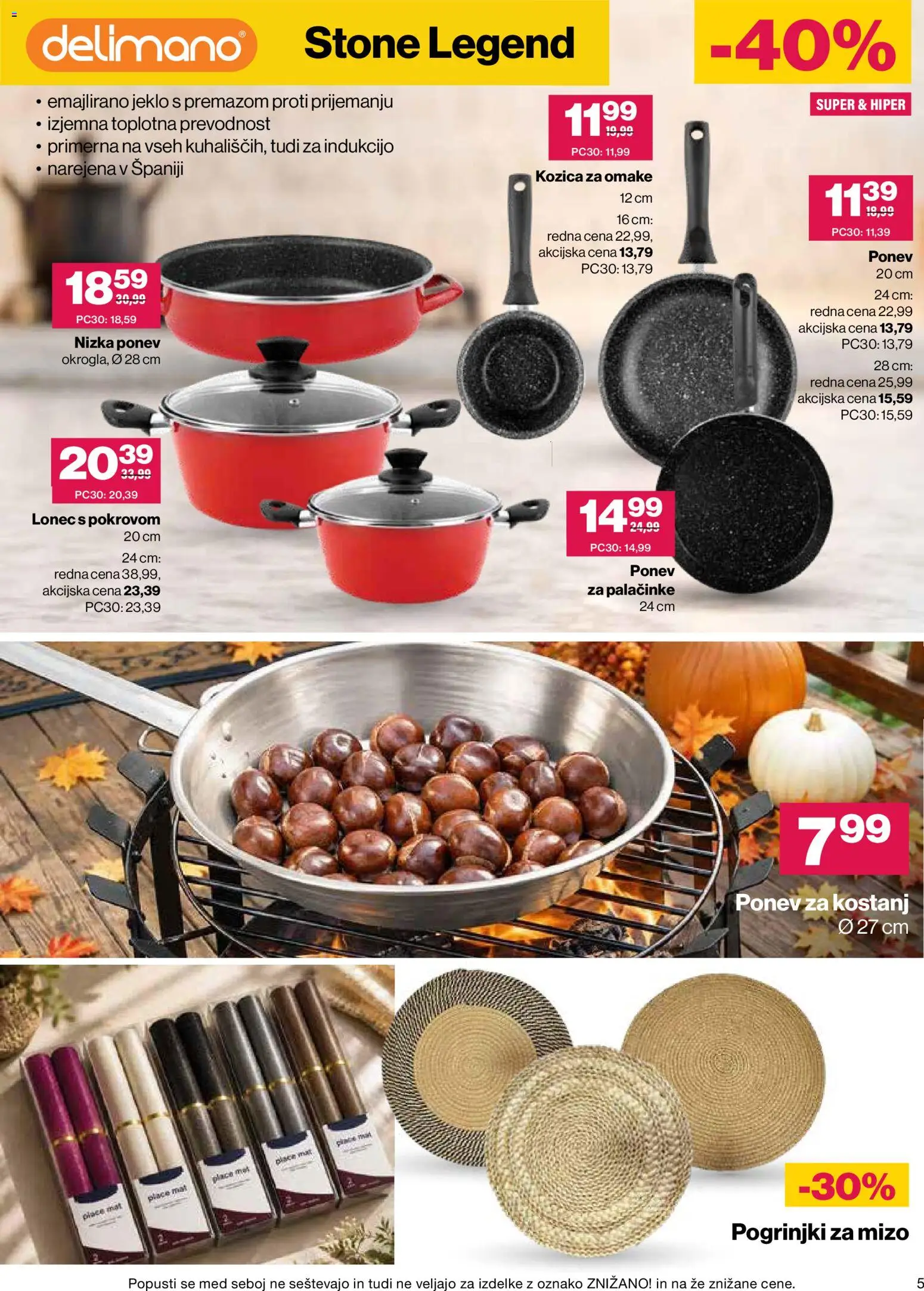 Novi Mercator katalog ponudbe – veljaven od 16.09.2026 | Stran: 5 | Izdelki: Med, Omake, Palačinke