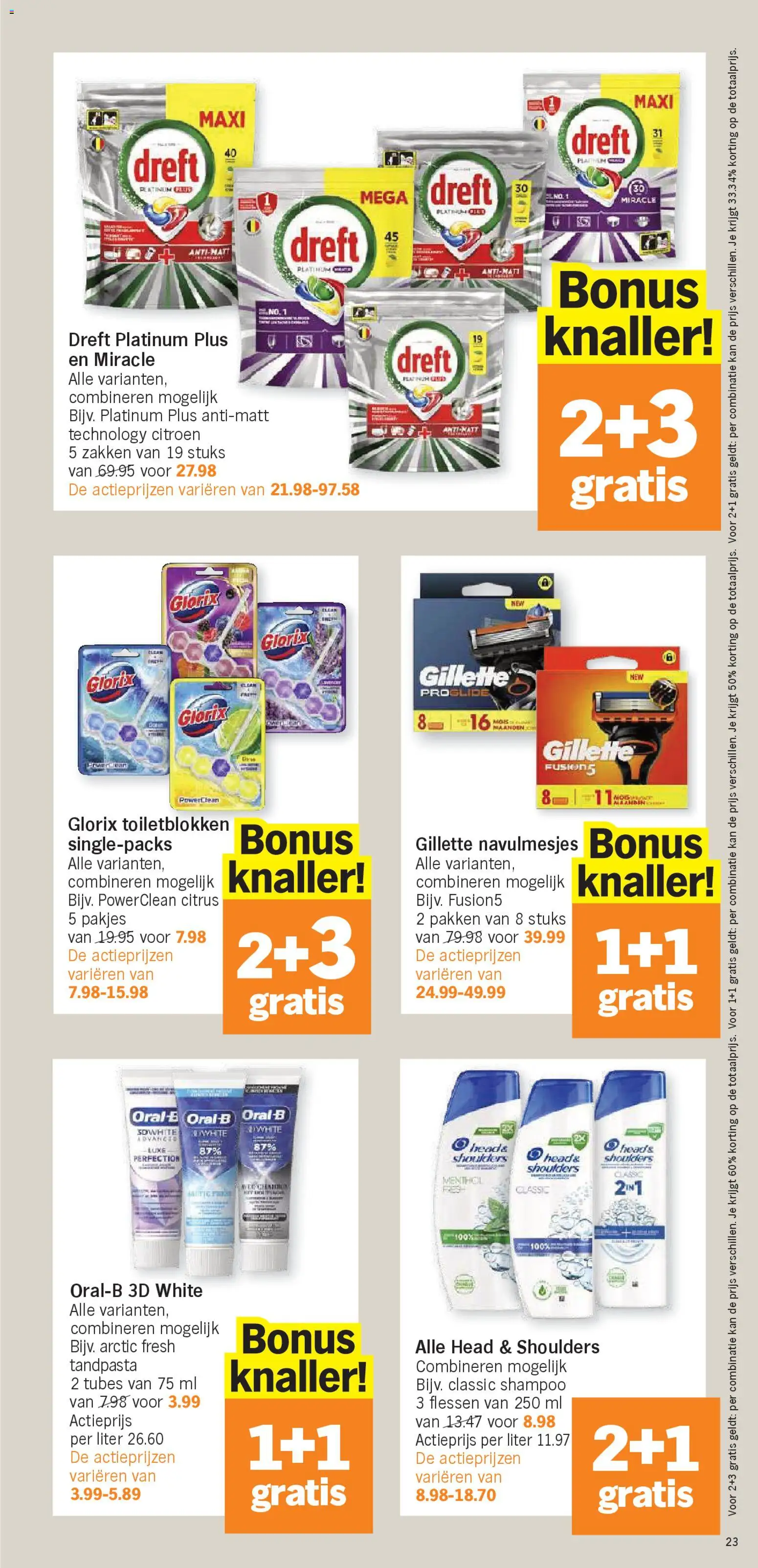 {H1} | Pagina: 23 | Producten: Toilet, Shampoo, Citroen, Tandpasta