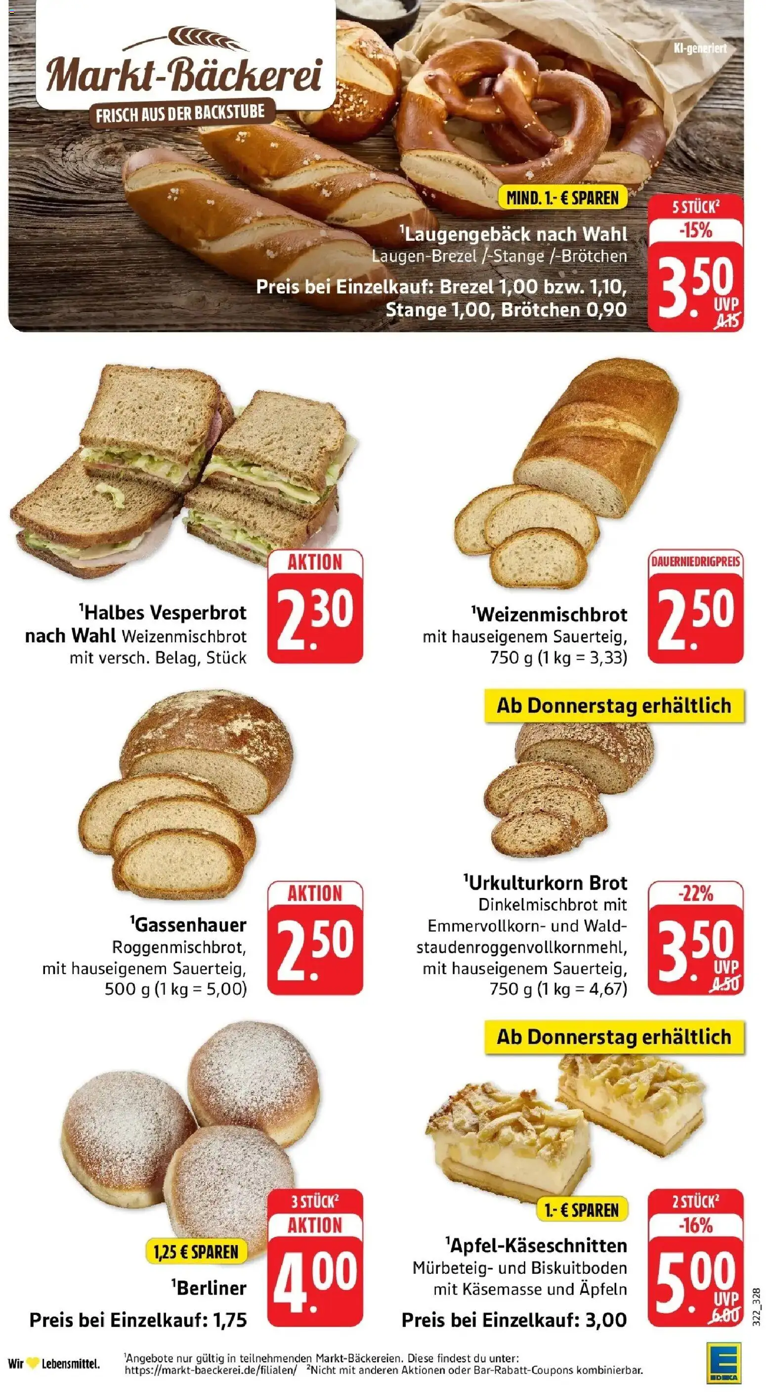 Edeka Prospekt Weinheim (ab 26.10.2026) » Angebote Online | Seite: 12 | Produkte: Brot