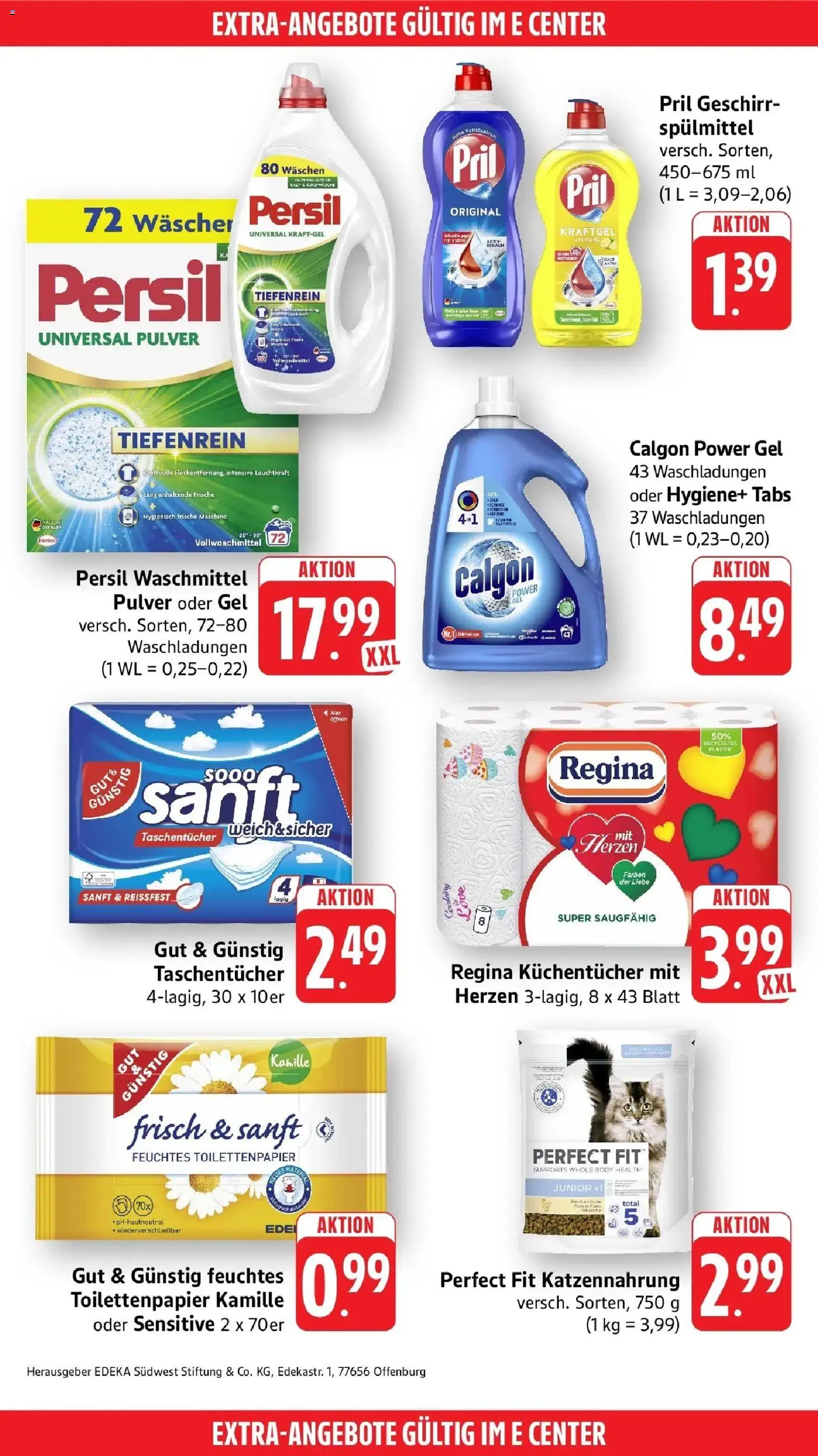 Edeka Prospekt Schorndorf – gültig ab 06.07.2026 | Seite: 49 | Produkte: Waschmittel, Pril, Persil, Toilettenpapier