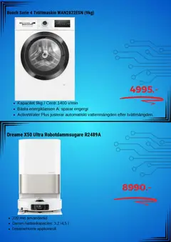 Elgiganten erbjudanden - Förhandsvisning av reklamblad från butik Elgiganten aktuell från 06.05.2026 | Sida: 2 | Produkter: Robotdammsugare, Tvättmaskin