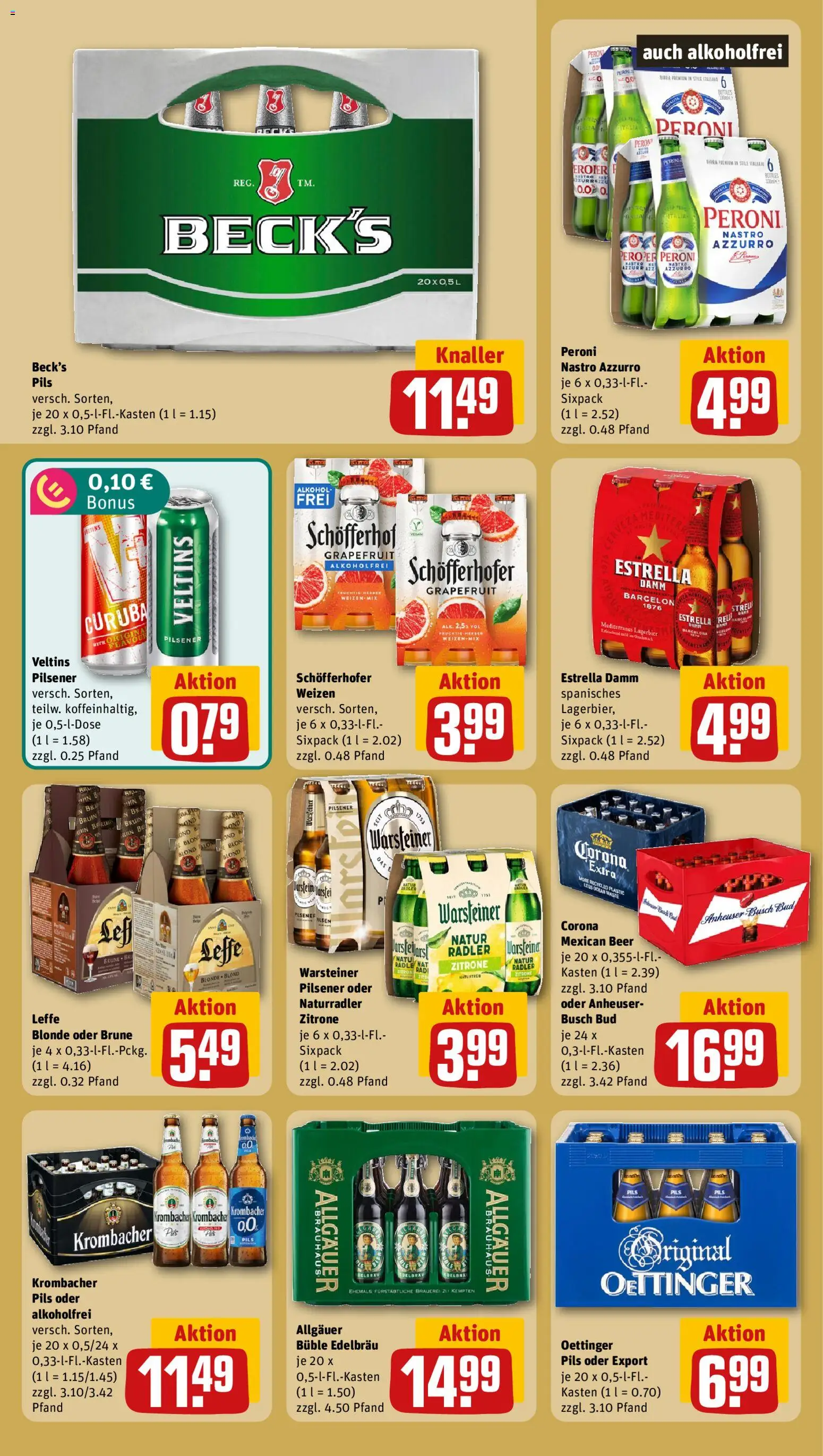 Rewe ihr Kaufpark Prospekt – gültig ab 20.07.2026 | Seite: 21 | Produkte: Pils, Grapefruit, Warsteiner, Zitrone