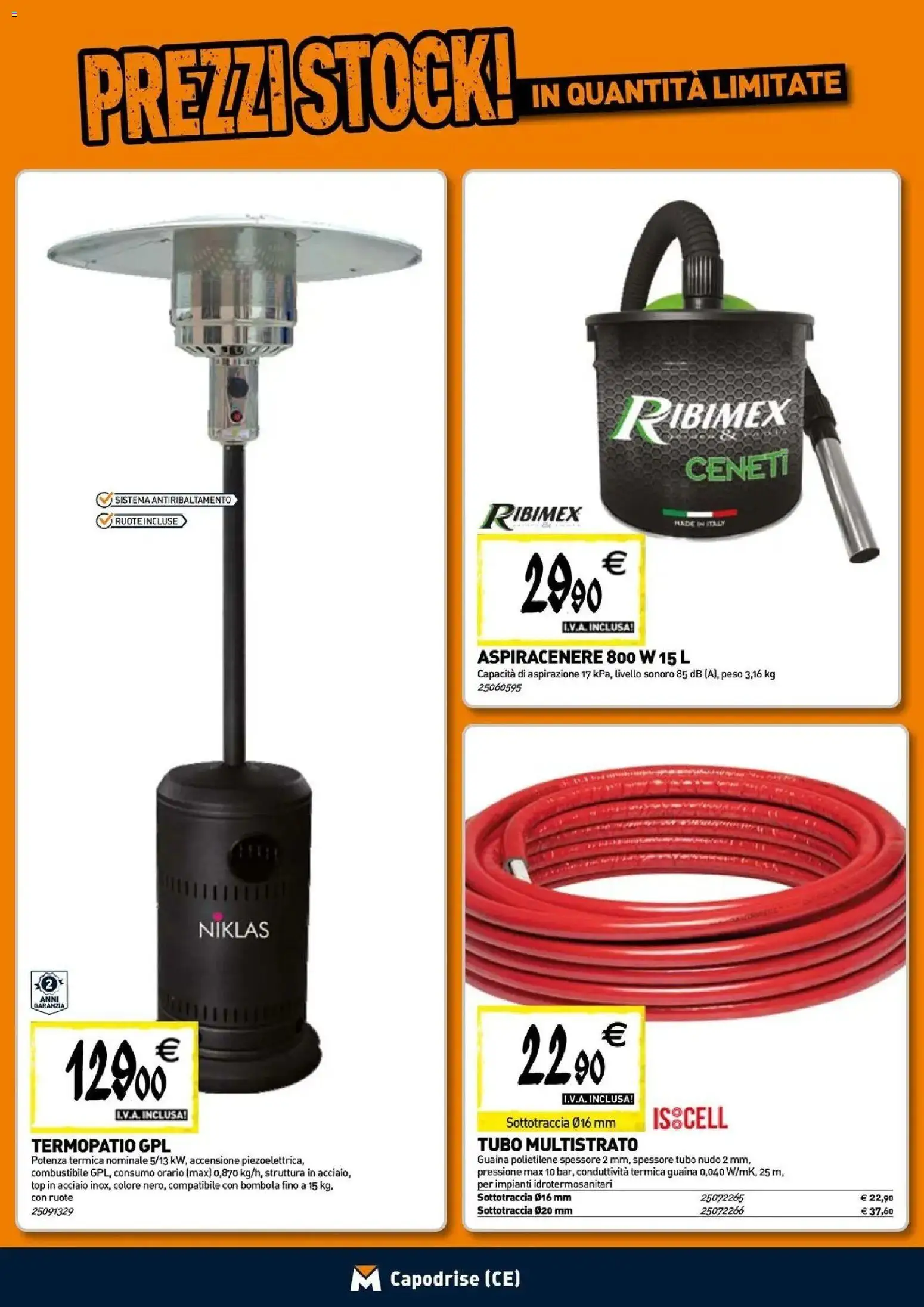 Volantino TECNOMAT del 24/09/2026 | Pagina: 9 | Prodotti: Top, Tubo, Aspiracenere