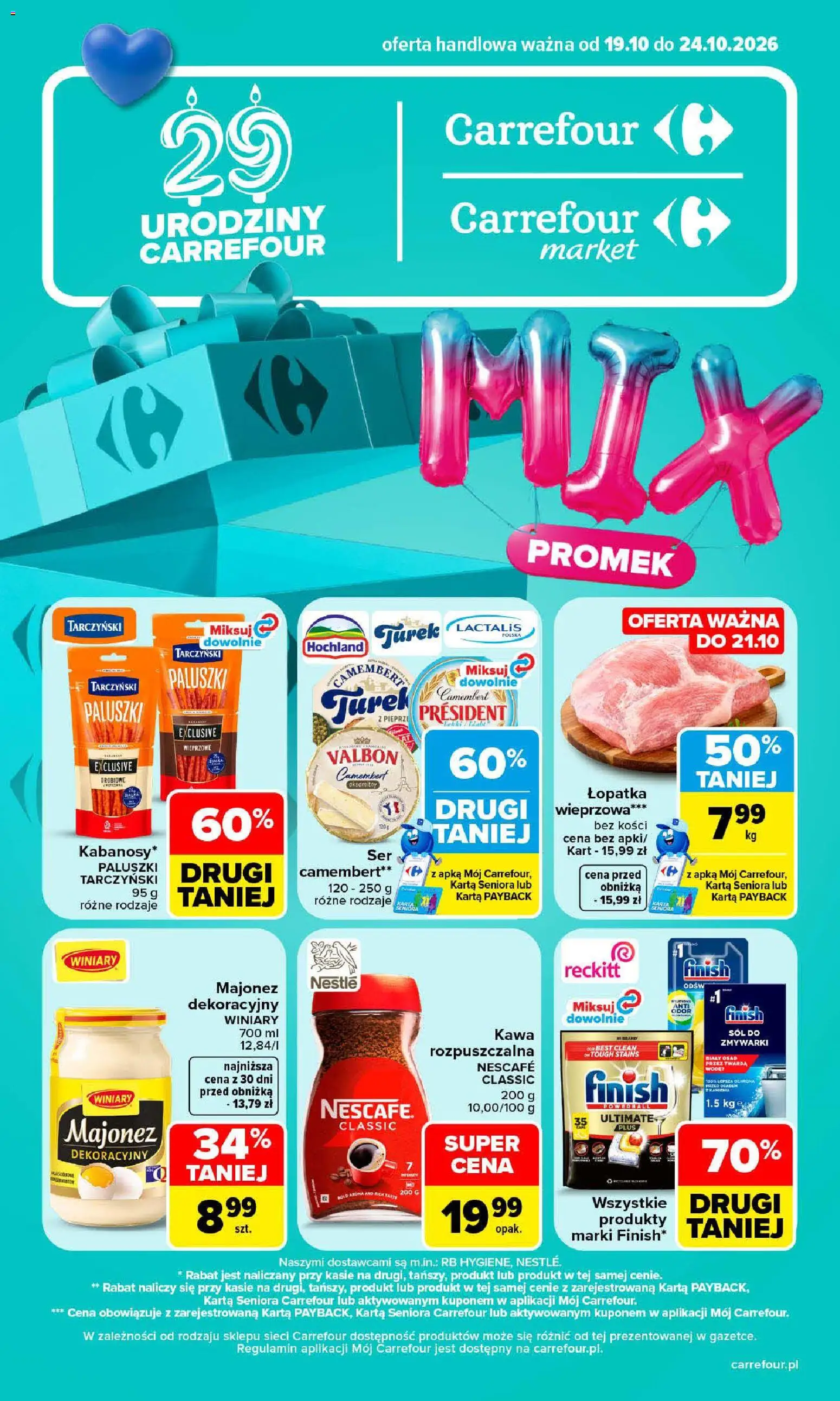 Carrefour Poniedziałek, 19 Października