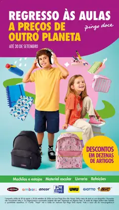 Pré-visualização Pingo Doce Regresso às Aulas Açores válido de 20/08/2026
