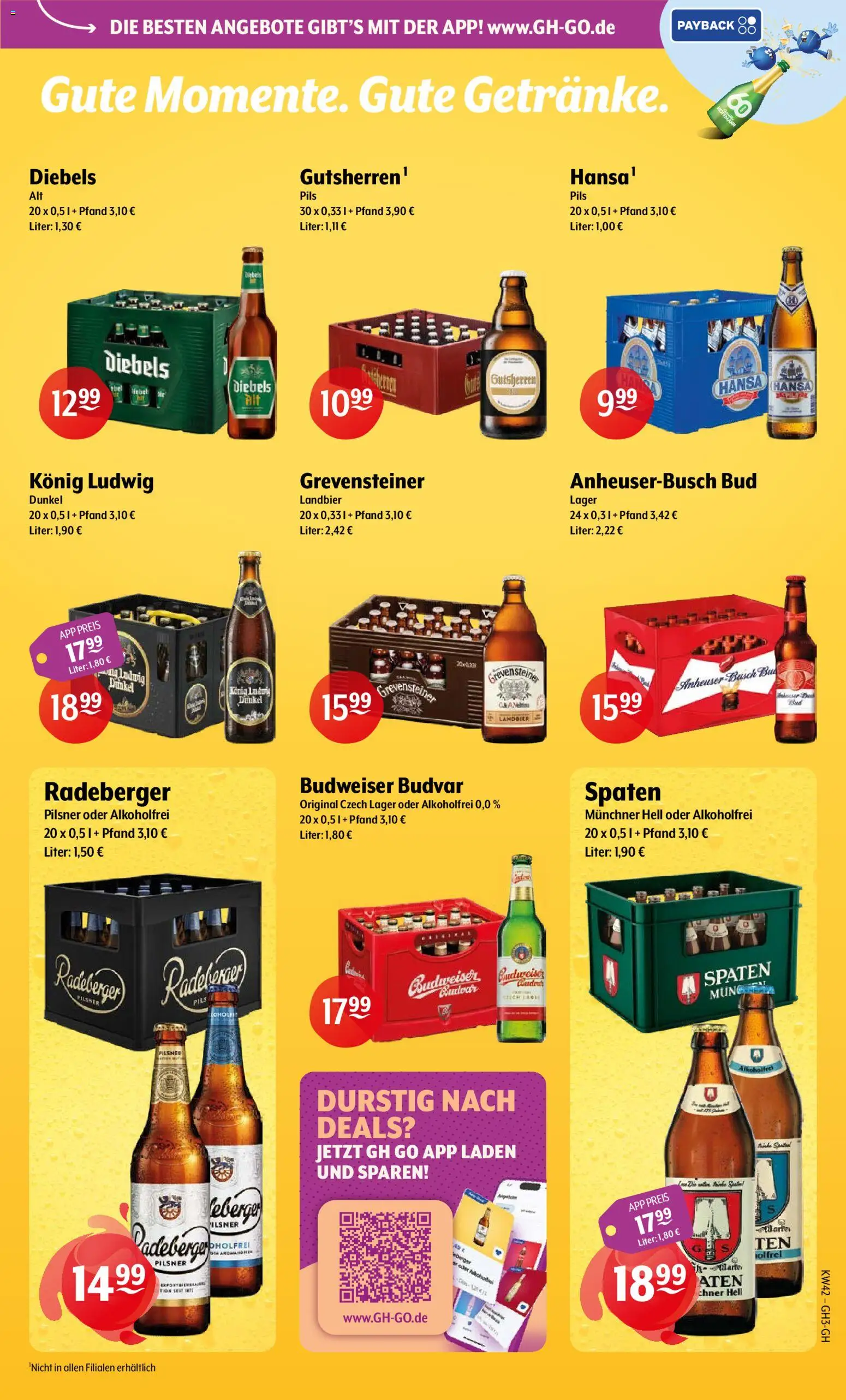 Trink und Spare Prospekt – gültig ab 12.10.2026 | Seite: 7 | Produkte: Pils, Diebels, Budweiser