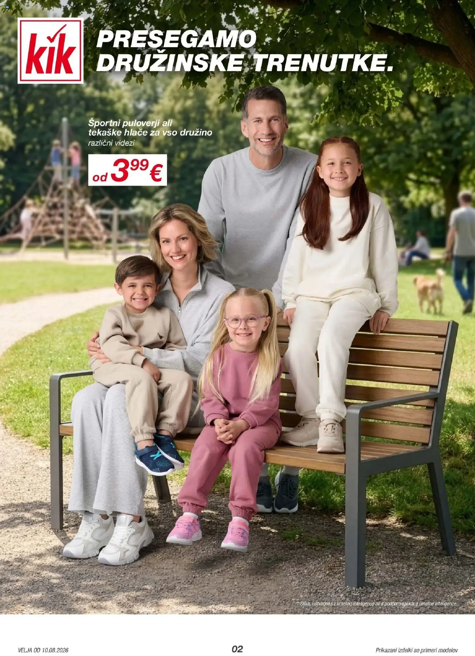 Novi Kik katalog ponudbe – veljaven od 10.08.2026 | Stran: 2 | Izdelki: Hlace