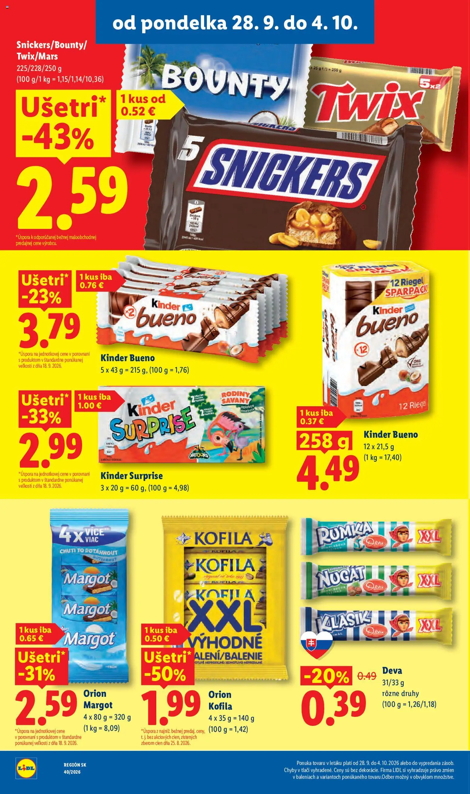 Nové Lidl akcie – leták je platný od 28.09.2026 | Strana: 30
