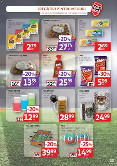 Ofertele Auchan valabile de la 03.06.2026 | Pagină: 23 | Produse: Congelator, Masă, Role, Covrigei