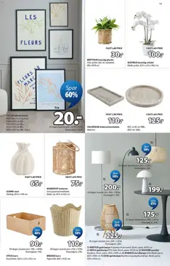 JYSK - Tilbudsavis uge 24 gyldig fra 12.06.2026 | Side: 19 | Produkter: Kurv, Vase, Billedramme