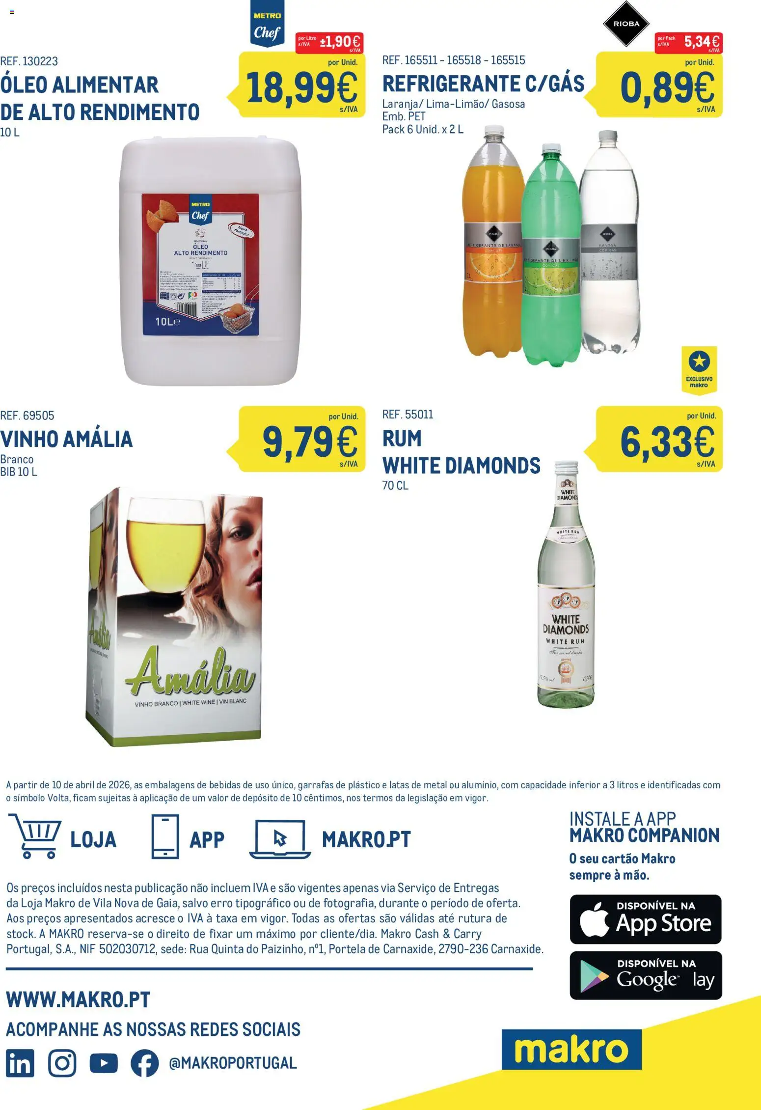 Makro Viagem Medieval │ válido de 28/07/2026 | Página: 3 | Produtos: Refrigerante, Rum, Óleo, Vinho