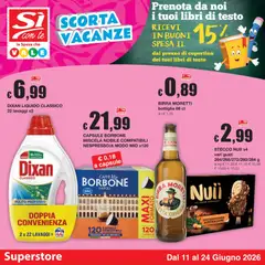 Anteprima del volantino Sì con Te volantino Superstore valido a partire dal 11.06.2026