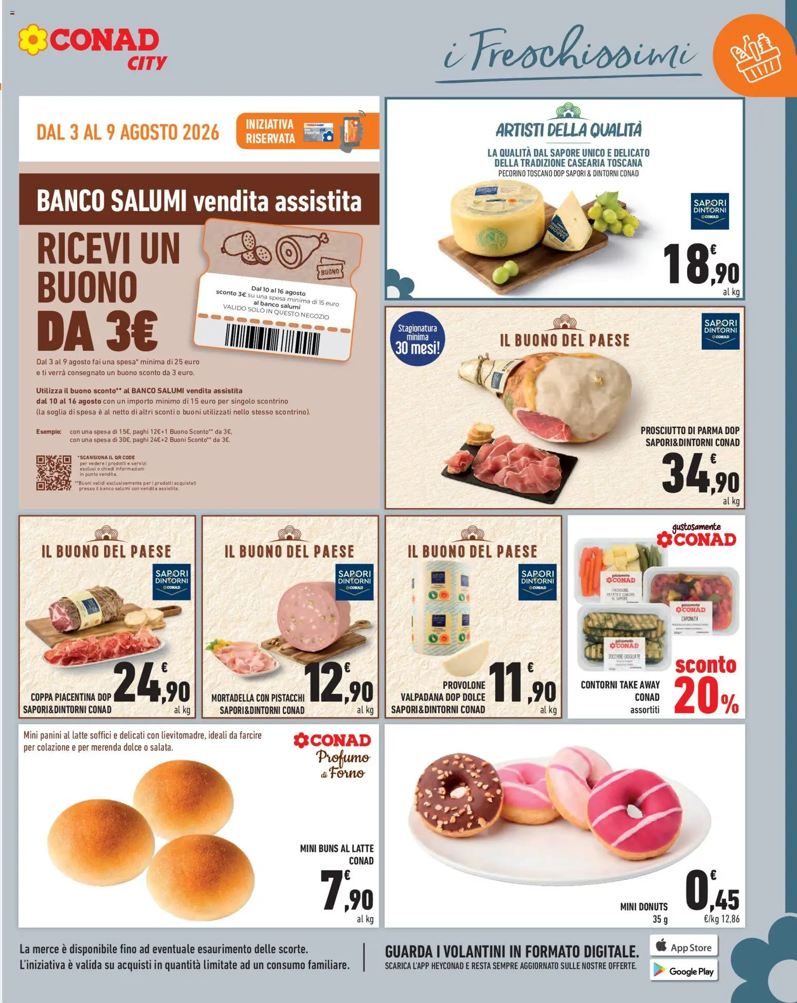 Volantino Conad del 31/07/2026 | Pagina: 7 | Prodotti: Prosciutto, Pistacchi, Menta, Profumo