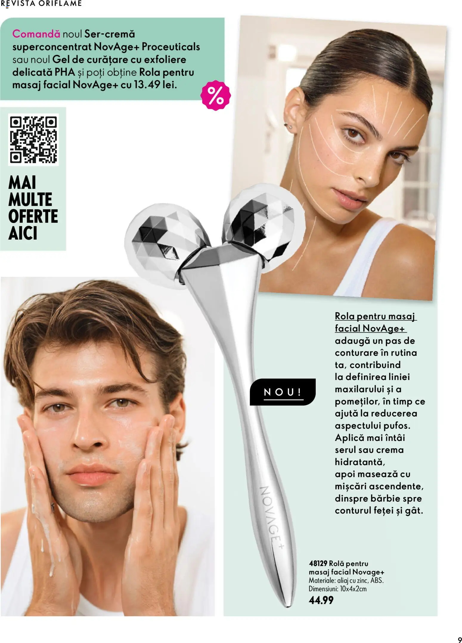 Noul catalog Oriflame – valabil de la 30.09.2026 | Pagină: 9 | Produse: Gel de curățare, Aplică, Cremă