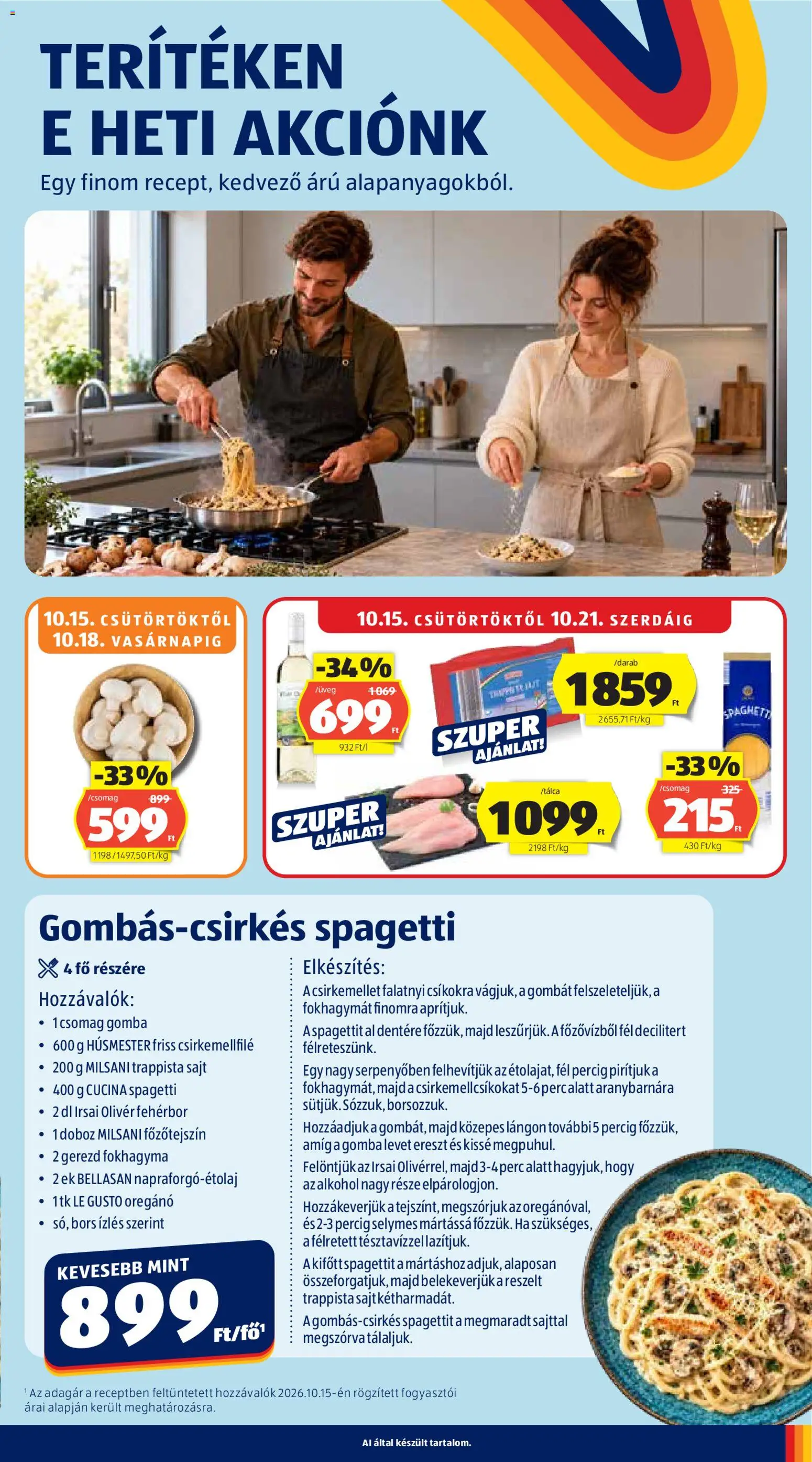 Aldi akciós ujság - amely érvényes a következő dátumtól: 2026.10.15. | Oldal: 27