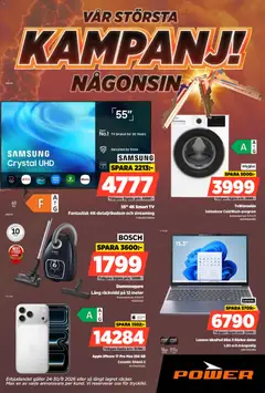 Power erbjudanden - Förhandsvisning av reklamblad från butik Power aktuell från 24/09/2026