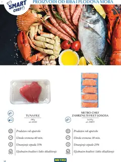 Metro katalog Smart Chef - pregled Metro kataloga - važi od 24.03.2026 | Strana: 12 | Proizvode: Riba
