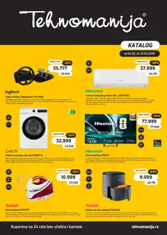Tehnomanija katalog - pregled Tehnomanija kataloga - važi od 04.05.2026 | Strana: 1