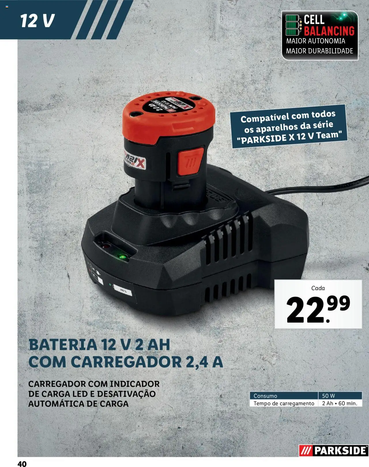Lidl Baterias E Ferramentas │ válido de 02/02/2023 | Página: 40