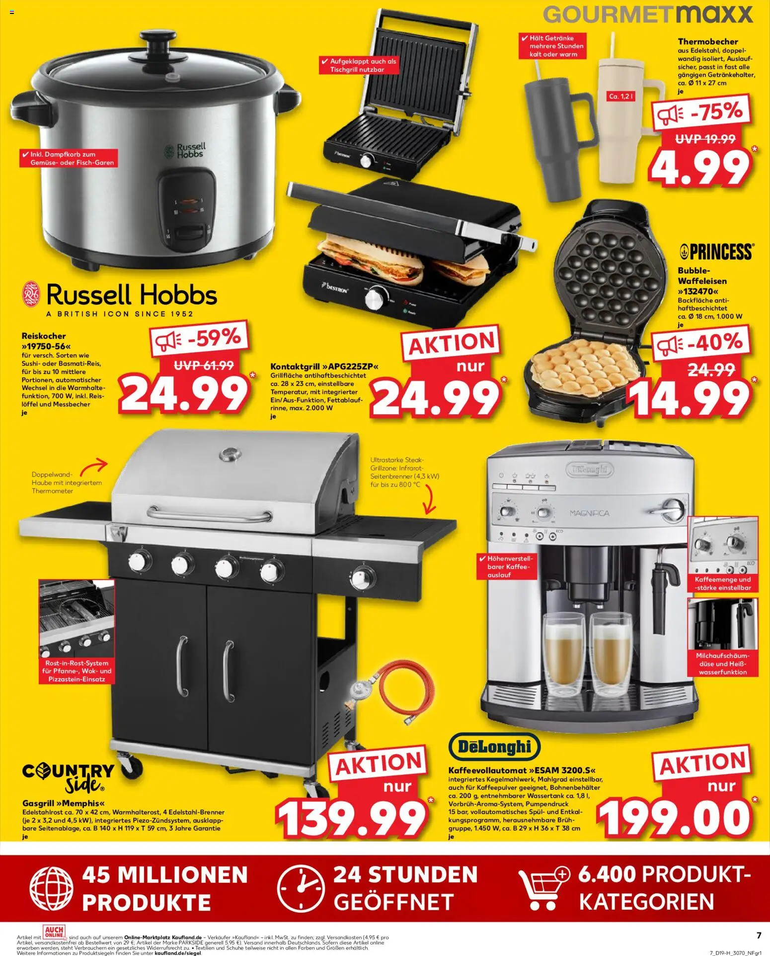 Kaufland Prospekt Leipzig	 – gültig ab 07.05.2026 | Seite: 7 | Produkte: Grill, Kaffee, Reis, Waffeleisen