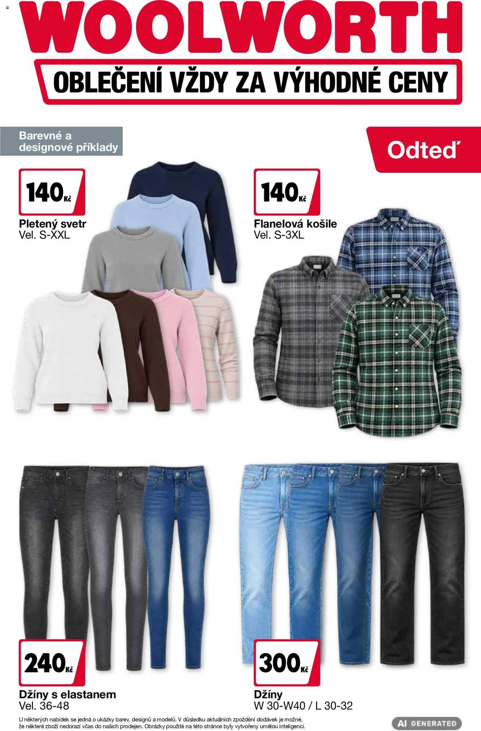 Woolworth leták od 14.10.2026 | Strana: 1 | Produkty: Košile, Džíny, Oblečení, Flanelová košile
