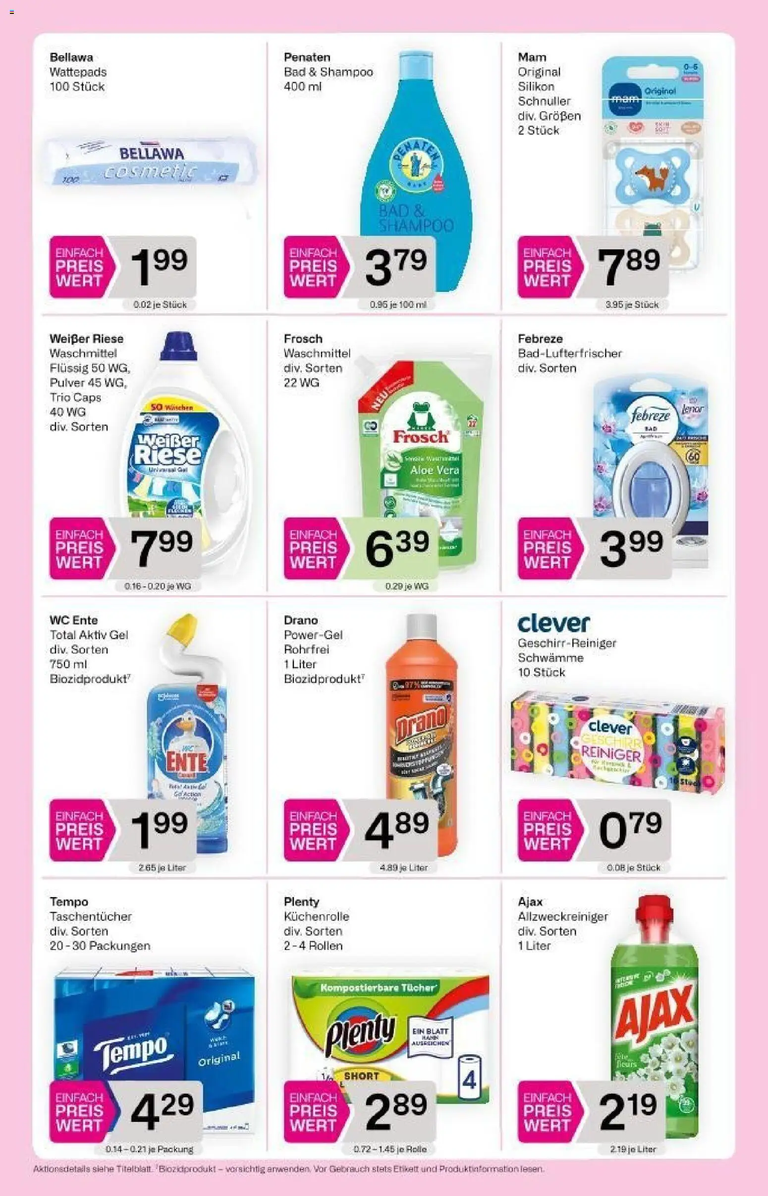 Bipa Flugblatt gültig ab 05.03.2026 | Seite: 14 | Produkte: Bad, Shampoo, Waschmittel