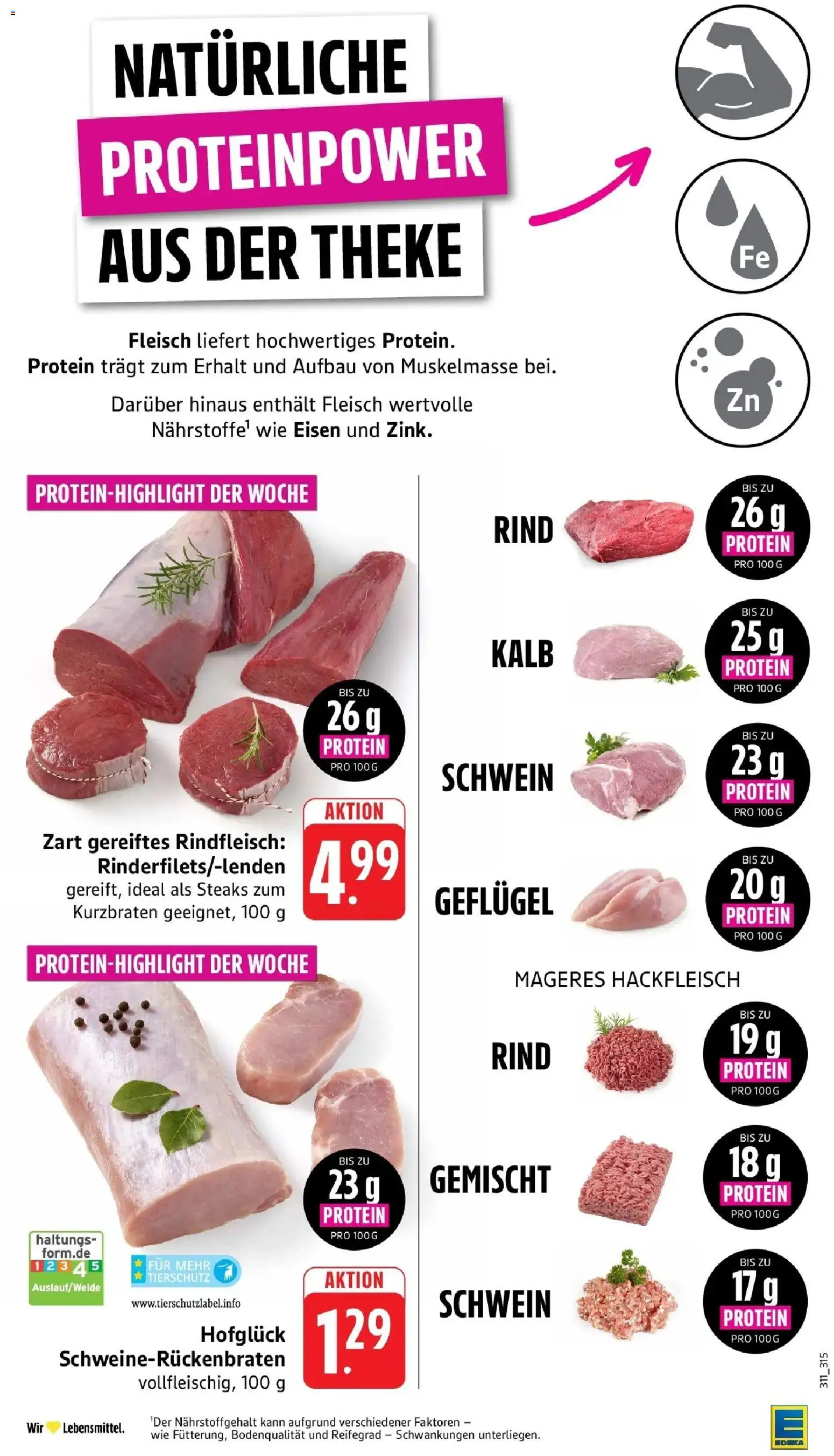 Edeka Prospekt Freiburg – gültig ab 27.07.2026 | Seite: 3 | Produkte: Theke, Rindfleisch, Fleisch, Hackfleisch