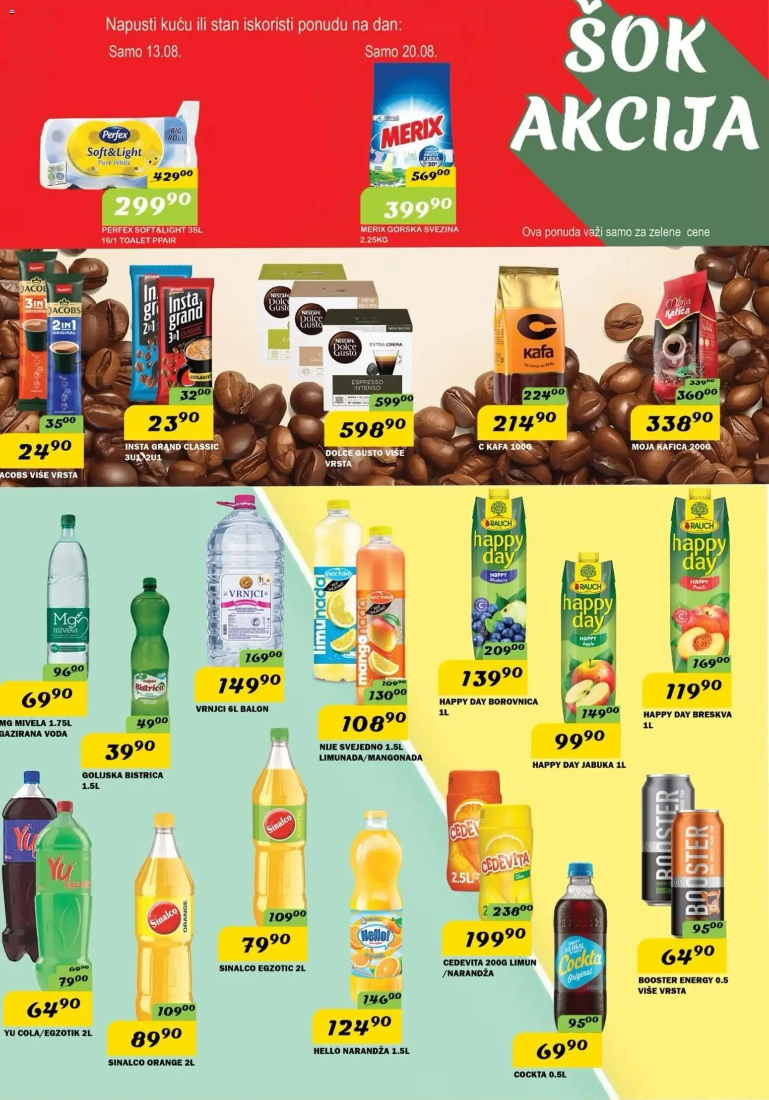 VP Dima katalog - važi od 13.08.2026 | Strana: 7 | Proizvode: Dolce Gusto, Cedevita, Voda, Breskva