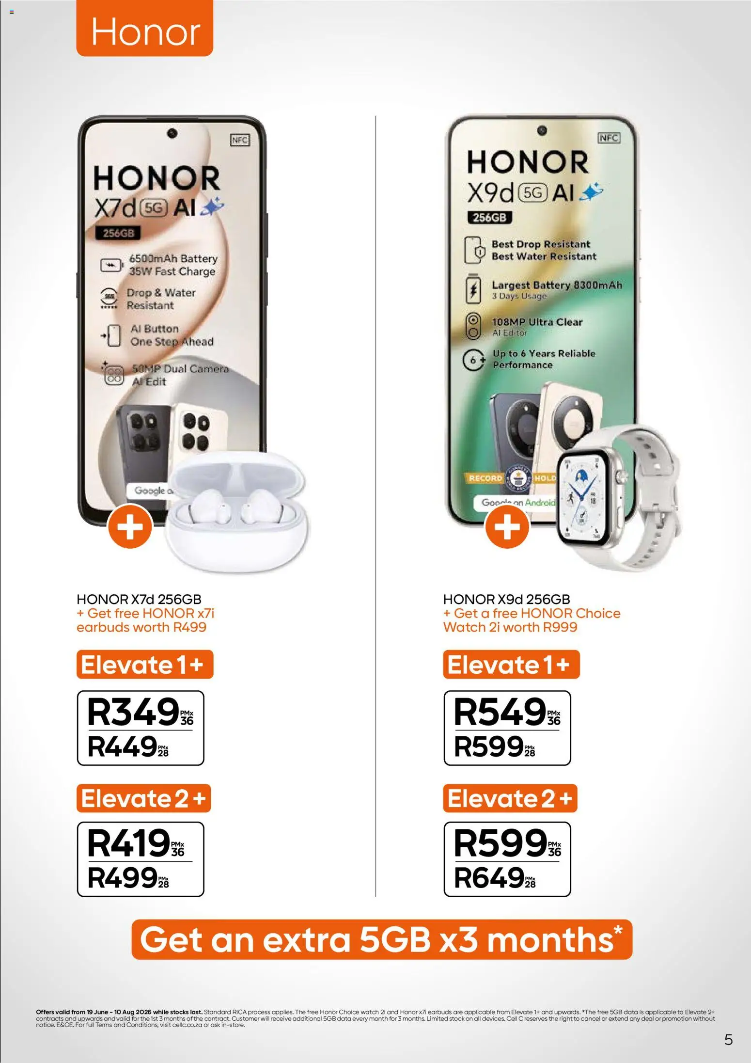New Cell C catalogue – valid from 19.06.2026 | Page: 5