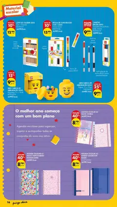 Pré-visualização Pingo Doce Regresso às Aulas Açores válido de 20/08/2026 | Página: 16 | Produtos: Tijolos, LEGO