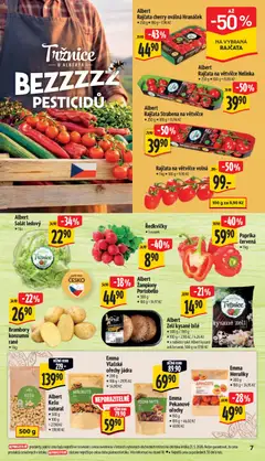 Náhled letáku Albert leták - Supermarket od 27.05.2026 | Strana: 15 | Produkty: Kešu, Paprika, Ředkvičky, Kysané zelí